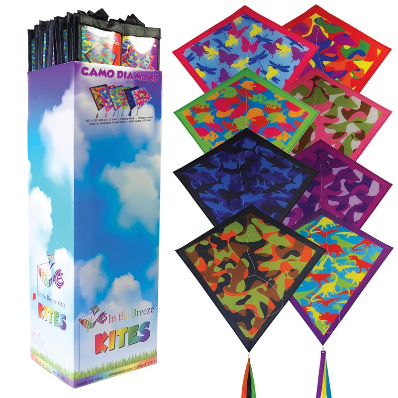 In the Breeze Bi-Plane Diamond Kite 30